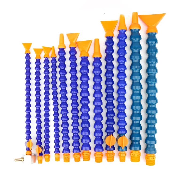 Tube pneumatique 1/4" 3/8 ; 1/2 ; Tuyau flexible en plastique pour liquide de refroidissement d'eau et d'huile à filetage mâle BPS pour machine CNC de tour