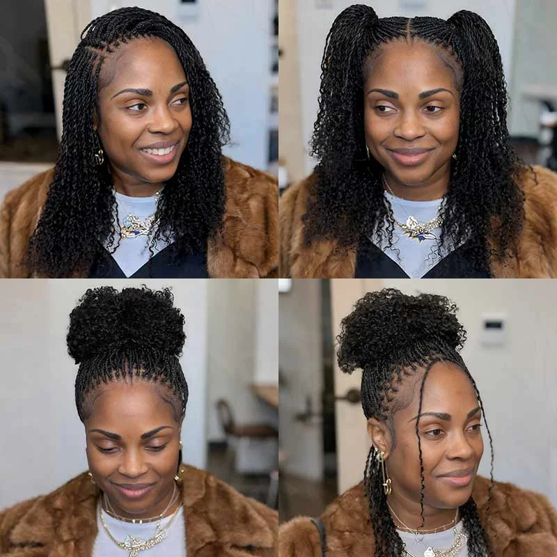 Natural Black Afro kinky Bulk Hair Extensions For Braiding Dreadlock Human Hair Peruvian No Short Hair Upgraded Afro Kinky Bulk