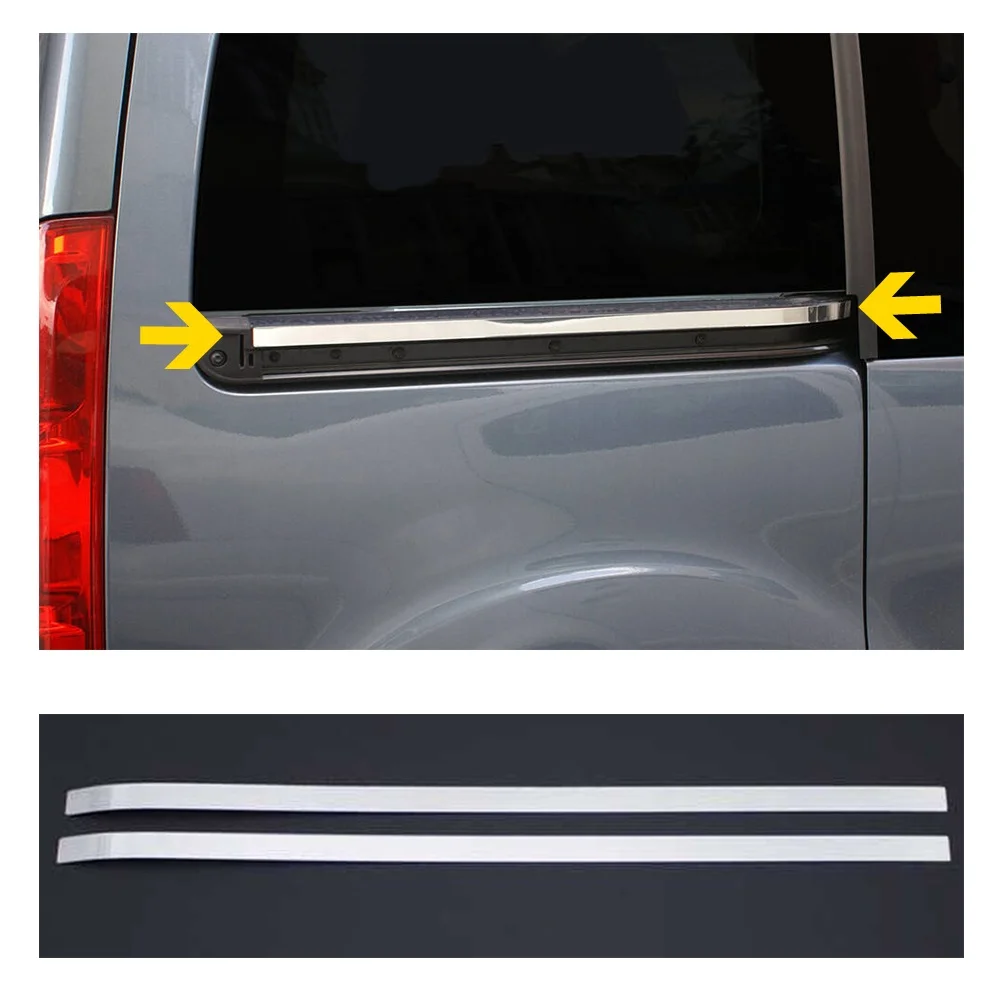 

For Peugeot Partner Tepee Chrome Sliding Door Streamer 2008 And Up Stainless Steel. A+ Quality.Automotive Modifie Car Styling