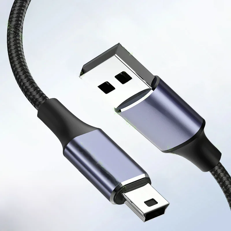Mini câble USB Mini USB vers USB-A/type-c câble de chargeur de données rapide pour lecteur MP3 MP4 voiture DVR GPS appareil photo numérique HDD Mini USB 2.0
