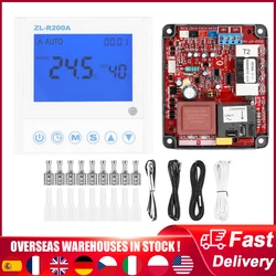 Universal Air Source Water Heater Controller Antifreeze Auto Deforst Water Flowing Warning Heat Pump Auxiliary Heating Controler