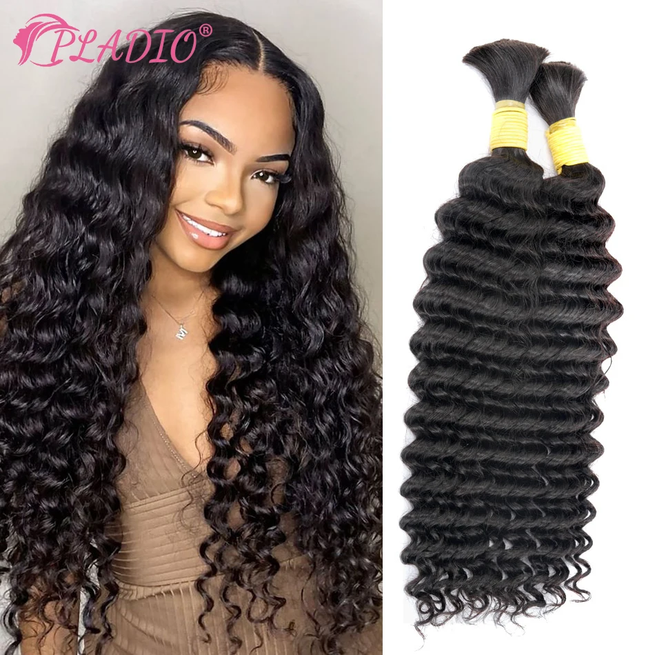 

Глубокая волна, плетение человеческих волос, объемное наращивание волос, без утка, 100% человеческие волосы Remy, 14–28 дюймов, пучки человеческих волос, натуральный черный