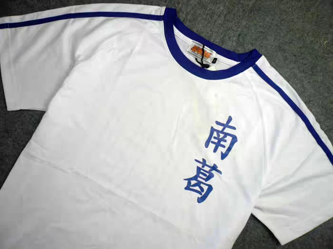 Camiseta de Cosplay de capitán Tsubasa para niños y niñas, camisa blanca de Anime, equipo de fútbol Nankatsu No.10, Ozora Tsubasa