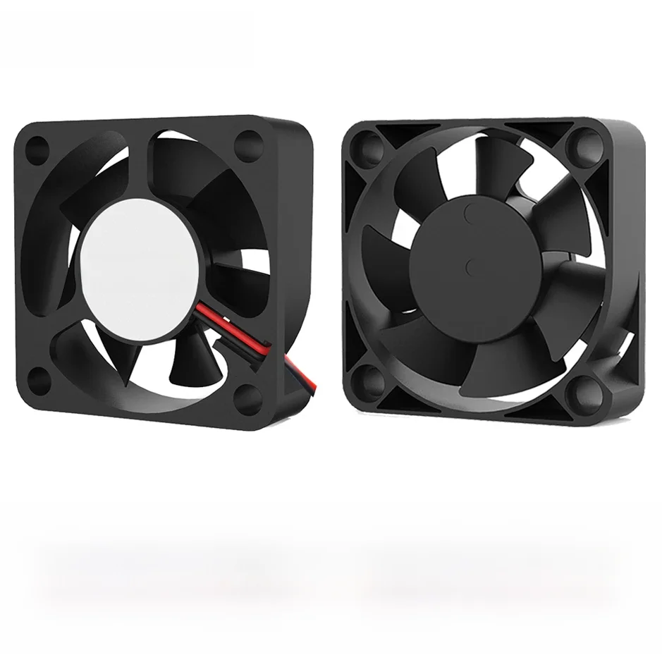 2 sztuki 5V 12V 24V 4010 40mm Wentylator chłodzący do drukarki 3D Wentylator chłodzący DC Bezszczotkowy wentylator tulejowy/kulkowy Wentylatory promieniowe 40x40x10mm Wentylator — zdjęcie 2