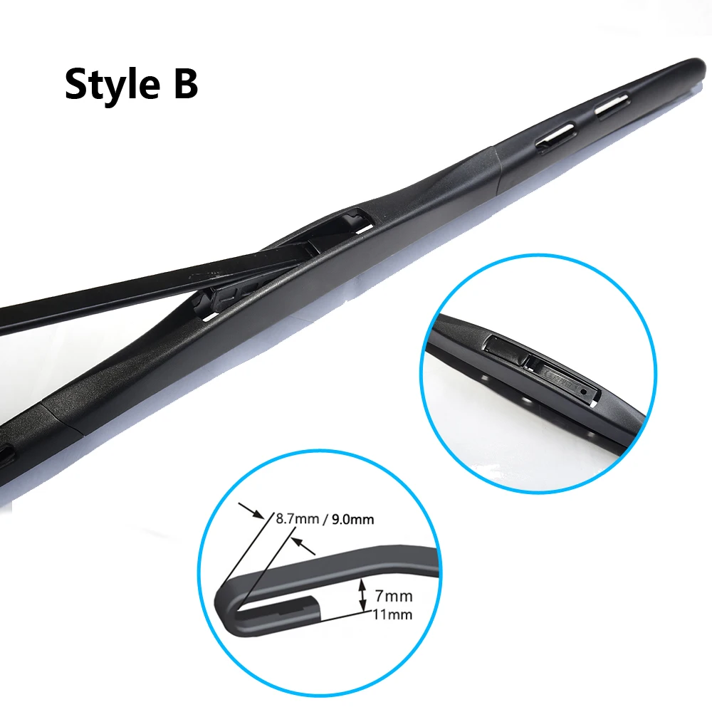 For Hyundai Accent MC Verna Super Pony Brio Attitude 2006~2011 Car Accessory Frameless Wiper Blades Front Windshield Windscreen