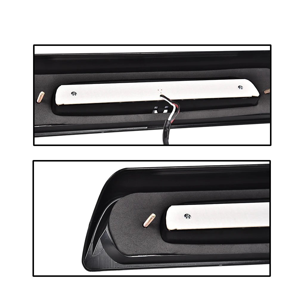 الخلفية الثالثة 3Rd ضوء الفرامل Led مصباح البضائع كروم صالح ل 2007-2018 تويوتا تندرا عالية جبل وقف ضوء مقاوم للماء الغبار #6