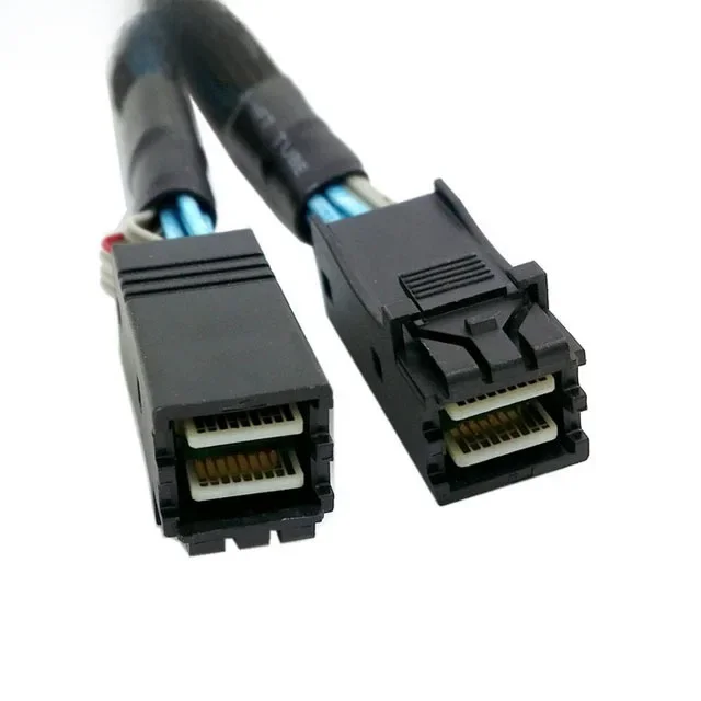 Wewnętrzny kabel SFF-8643 SAS, 0,8-metrowy kabel Mini SAS SFF-8643 do 8643 — zdjęcie produktu 6