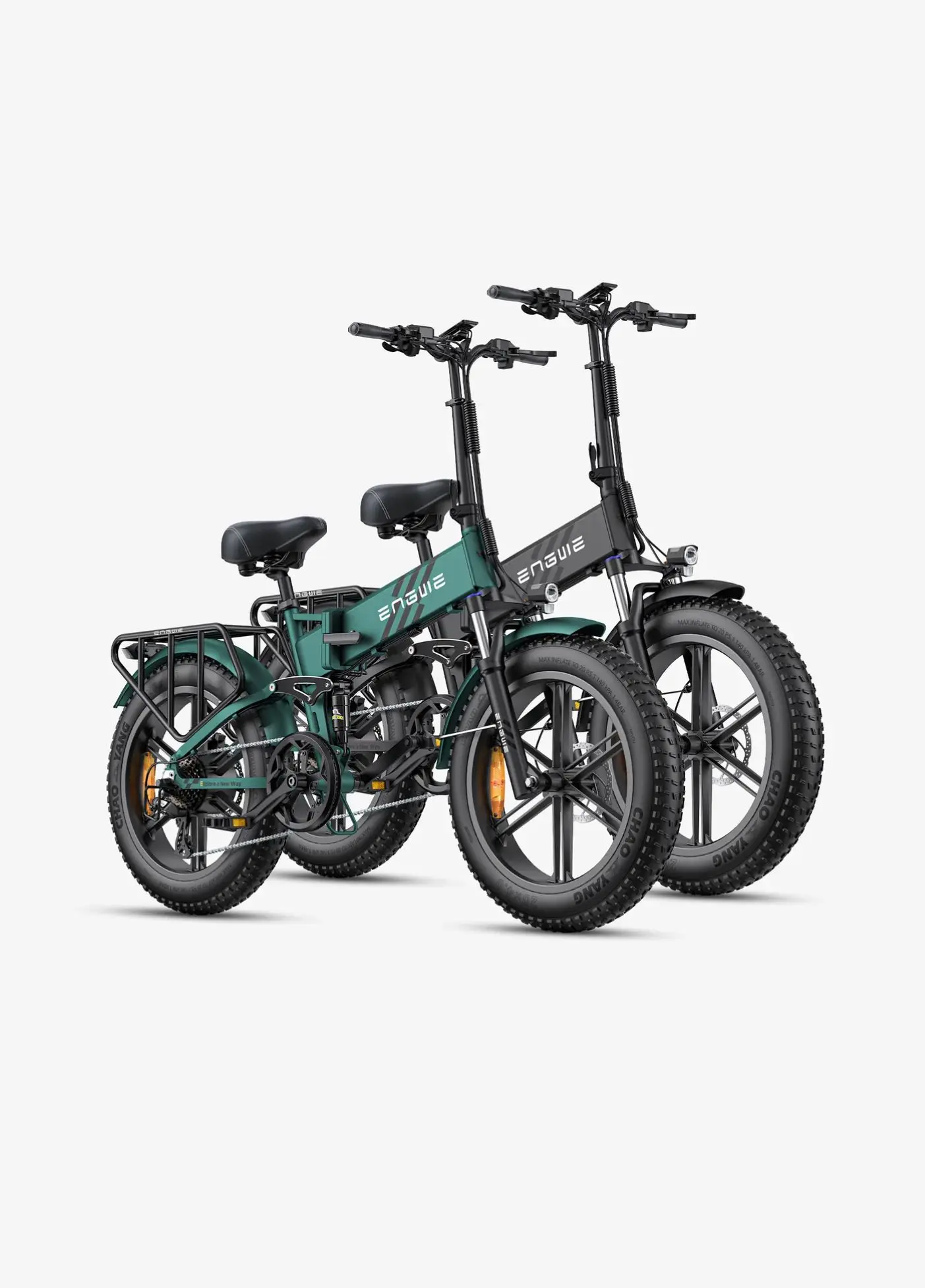 100% OFFICIAL SALES -20 Inch Ebikes Engine Pro 2.0 Folding E Mountain Bike Full Suspension