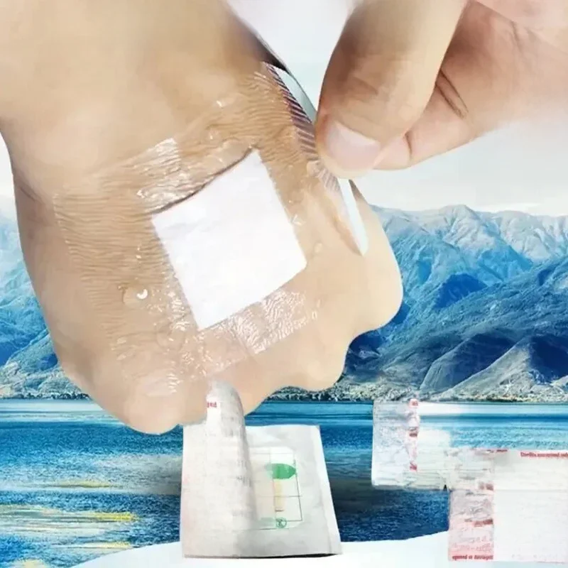 25 szt. Kwadratowy bandaż dla dzieci, wodoodporny medyczny plaster na rany, pierwsza pomoc na cięcia i ścieranie — zdjęcie 2