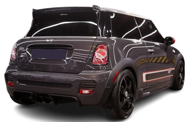 Mini Cooper Gp2 (R56 R57 R58) Rear Bumper Lip Gp Style Rear Bumper Diffuser Abs Plastic