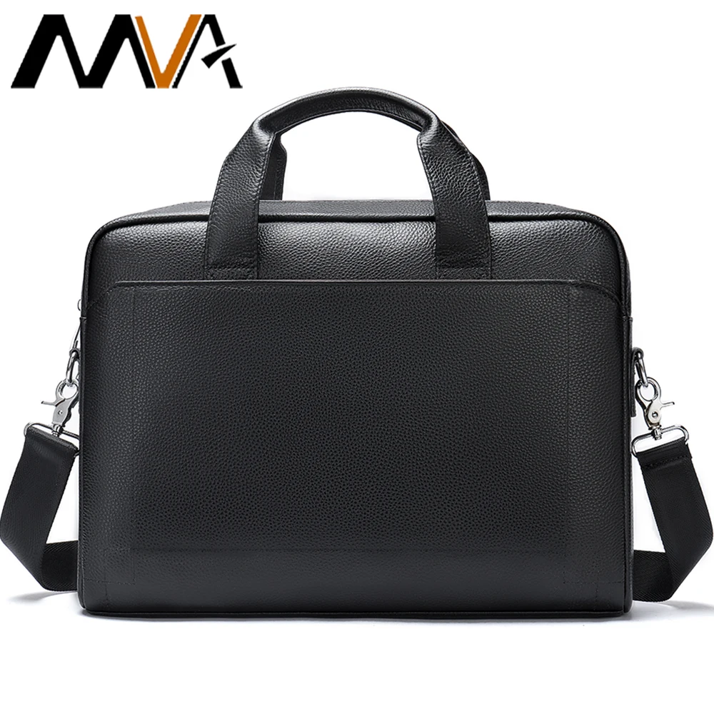 MVA ผู้ชาย Executive กระเป๋าเอกสารกระเป๋า14 "กระเป๋าแล็ปท็อปกระเป๋าสำหรับชาย Porte-เอกสารธุรกิจกระเป๋าหนังกระเป๋าผู้ชายสะพายไหล่กระเป๋าถือ 서류가방