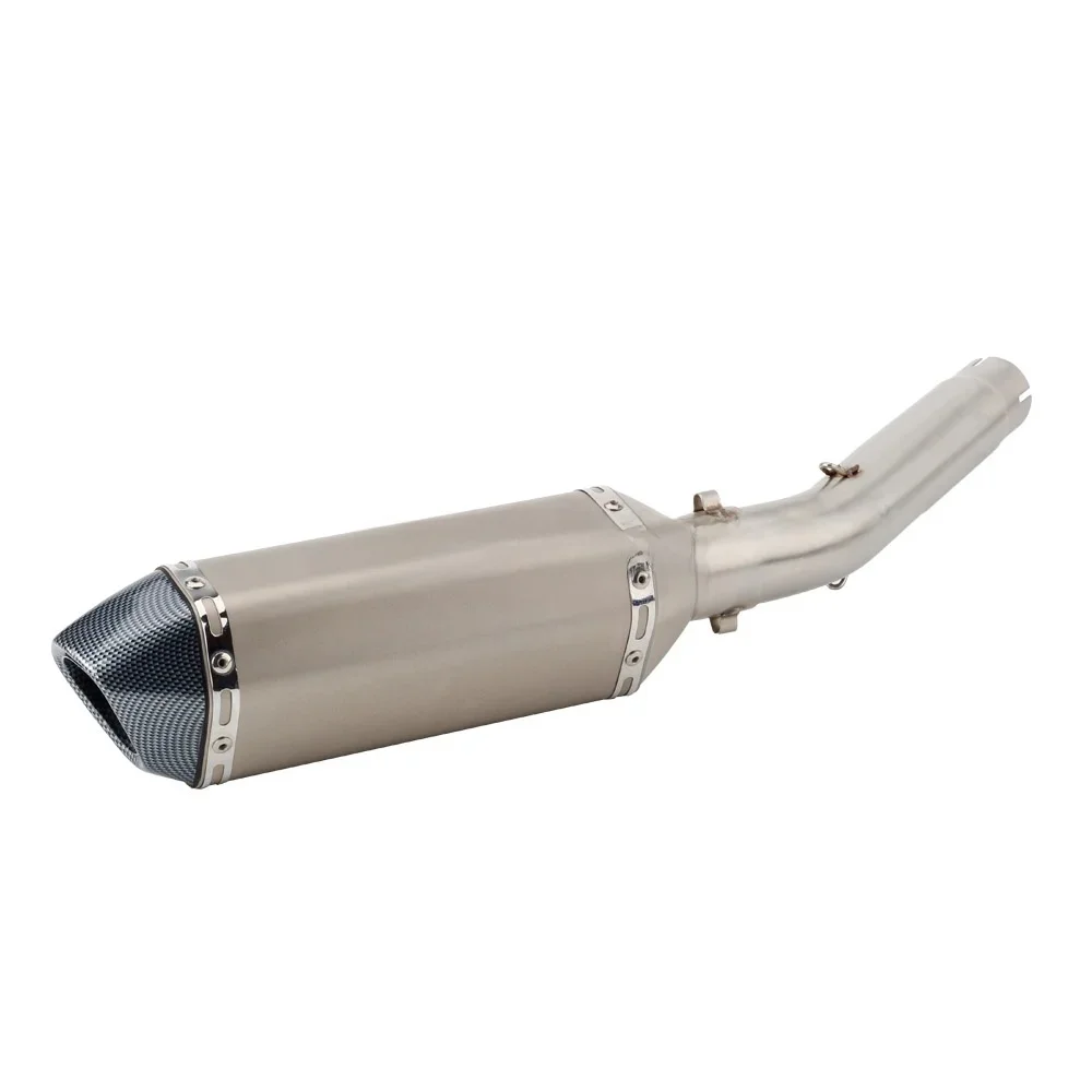 Voor Yamaha Yzf600r Thundercat 1995-2007 Fzr600r Genesis 1994-1996 Escape Slip-On Motorfiets Uitlaatdemper Met Mid Link Pipe - afbeelding 2