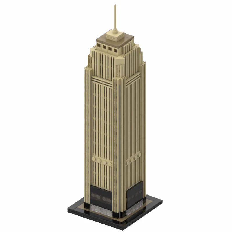 

502 шт. MOC Minneapolis Randta, строительные блоки, вид на улицу, городская архитектура, модель, коллекция кирпичей, игрушки, подарок для взрослых и детей