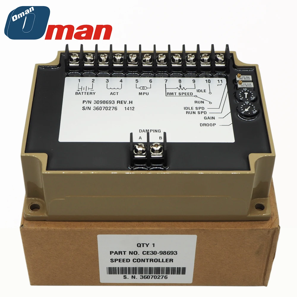 Free Shipping 3098693 Speed Control Board CE3098693 Compatible With The Original Suitable For Generator Sets Below 500KW