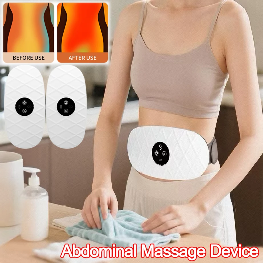 

Portable waist and abdomen massage slimming device, 6 modes + 9 intensity levels, home fitness equipment