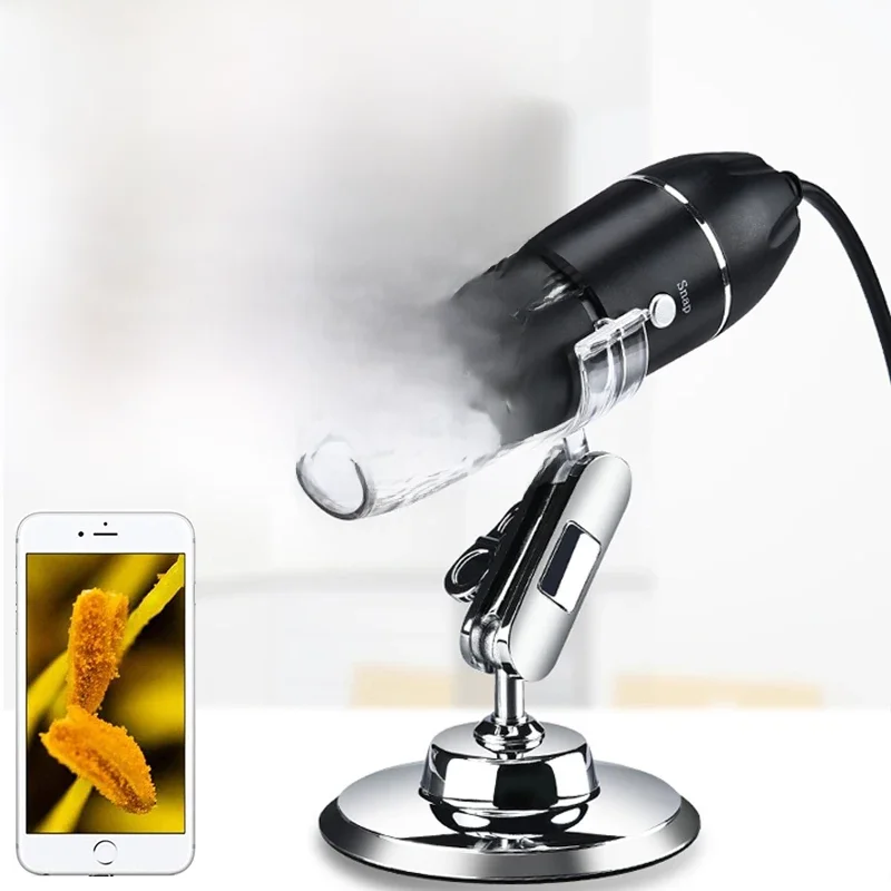 Einstellbare 1600X 2MP 8 LED Digital Mikroskop Handheld Tragbare Digitale USB Lupe Elektronische HD