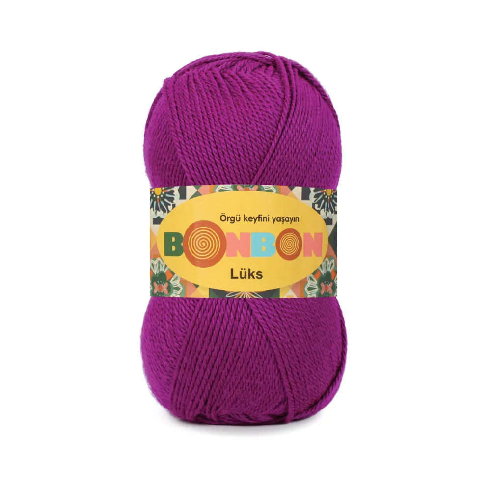 Nako Bonbon Lüks Hand Knitting Yarn, 100 Grams Of 240 Meters, 50 Color, Acrylic, Yarn, Bedspread, Blanket, Shawl, Top Clothes, Home Decoration, MADE