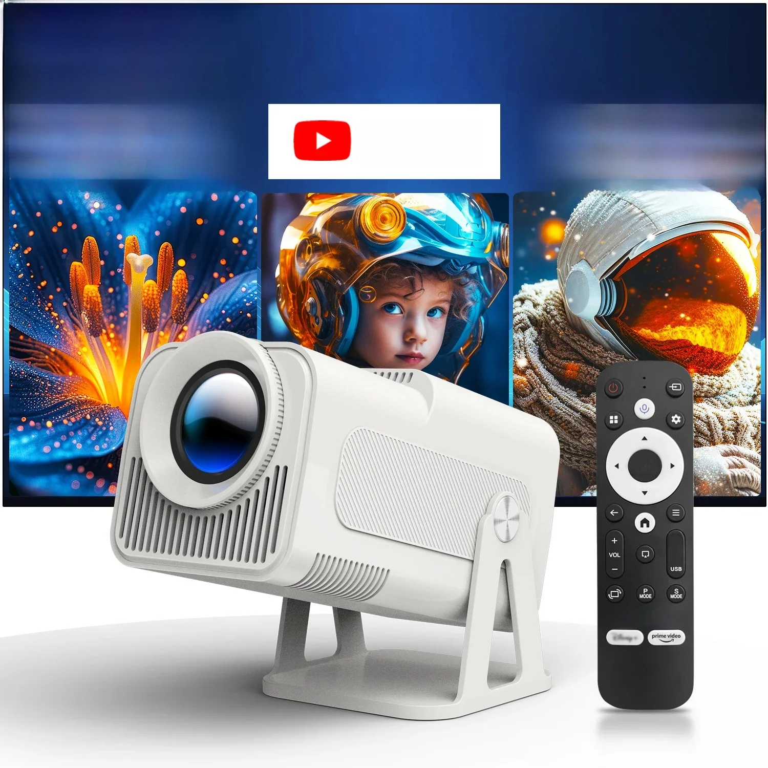 Magcubic Netflix Oficjalnie licencjonowany mini projektor Android 13 HY320 NTV z Amlogic S950D4 1080P 500ANSI Dual WiFi BT5.2 Voice — zdjęcie 2