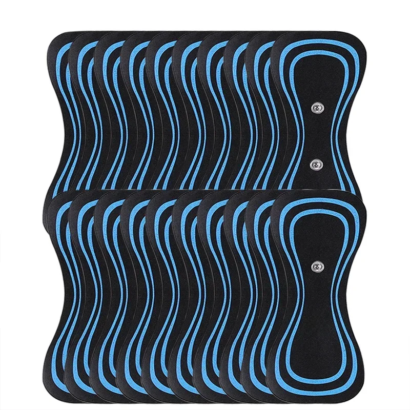 EMS Neck Massager Gel Pad, Body Massager Patch, Estimulador Muscular Adesivo, Hip Exerciser, Géis de