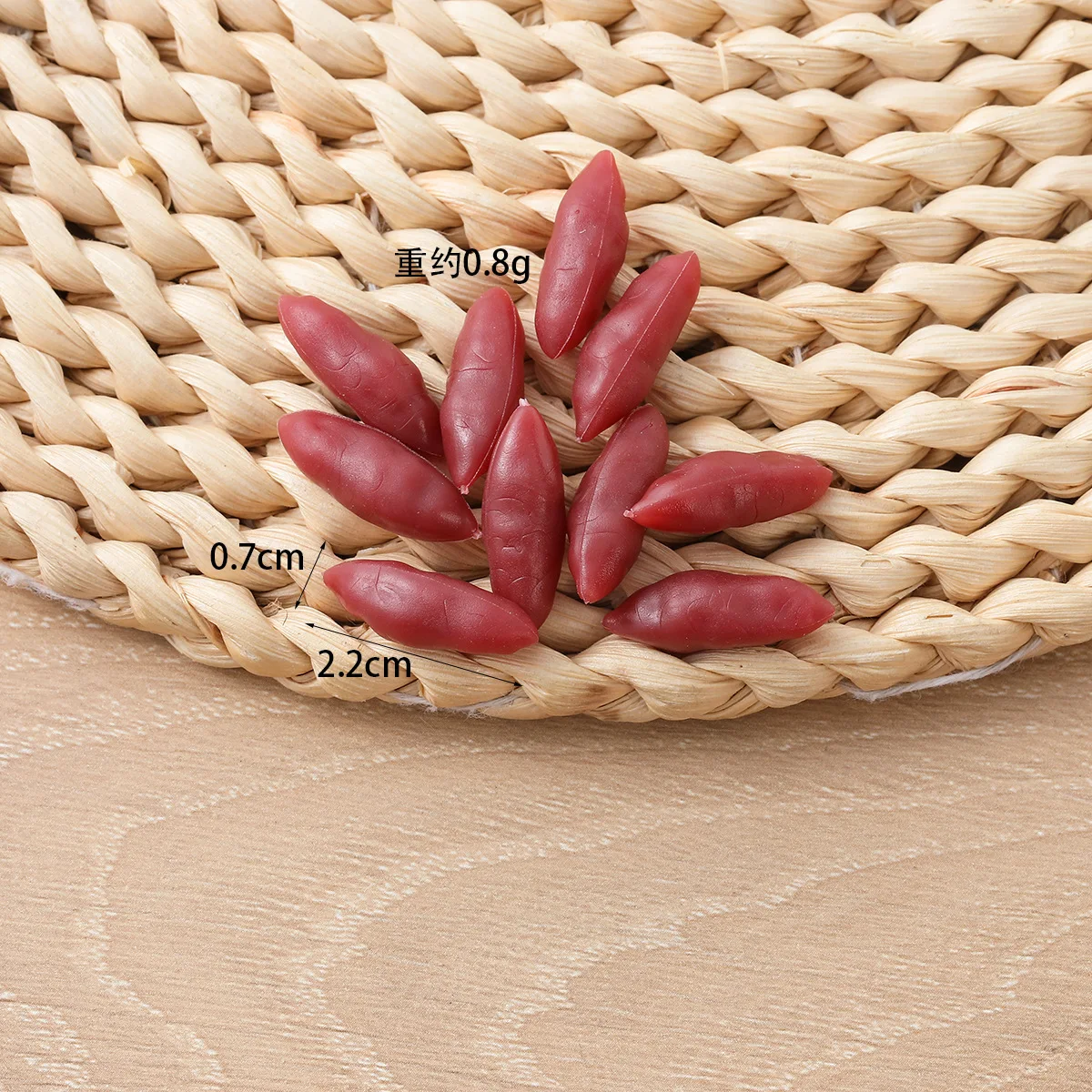 10 Stück Mini Künstliches Gemüse Chili Kohl Edamame Gurke und so weiter – Heimküchen-Dekoration, Feiertagsgeschenk – Detail 18