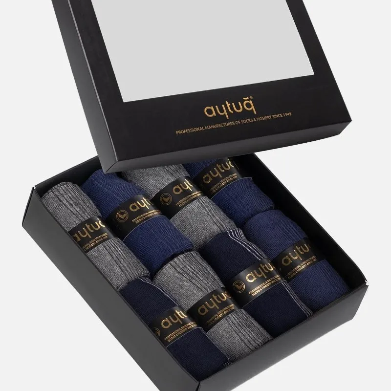 Meias de Botas Lyocell Masculinas, Premium Modal, 8 Plus 40-45