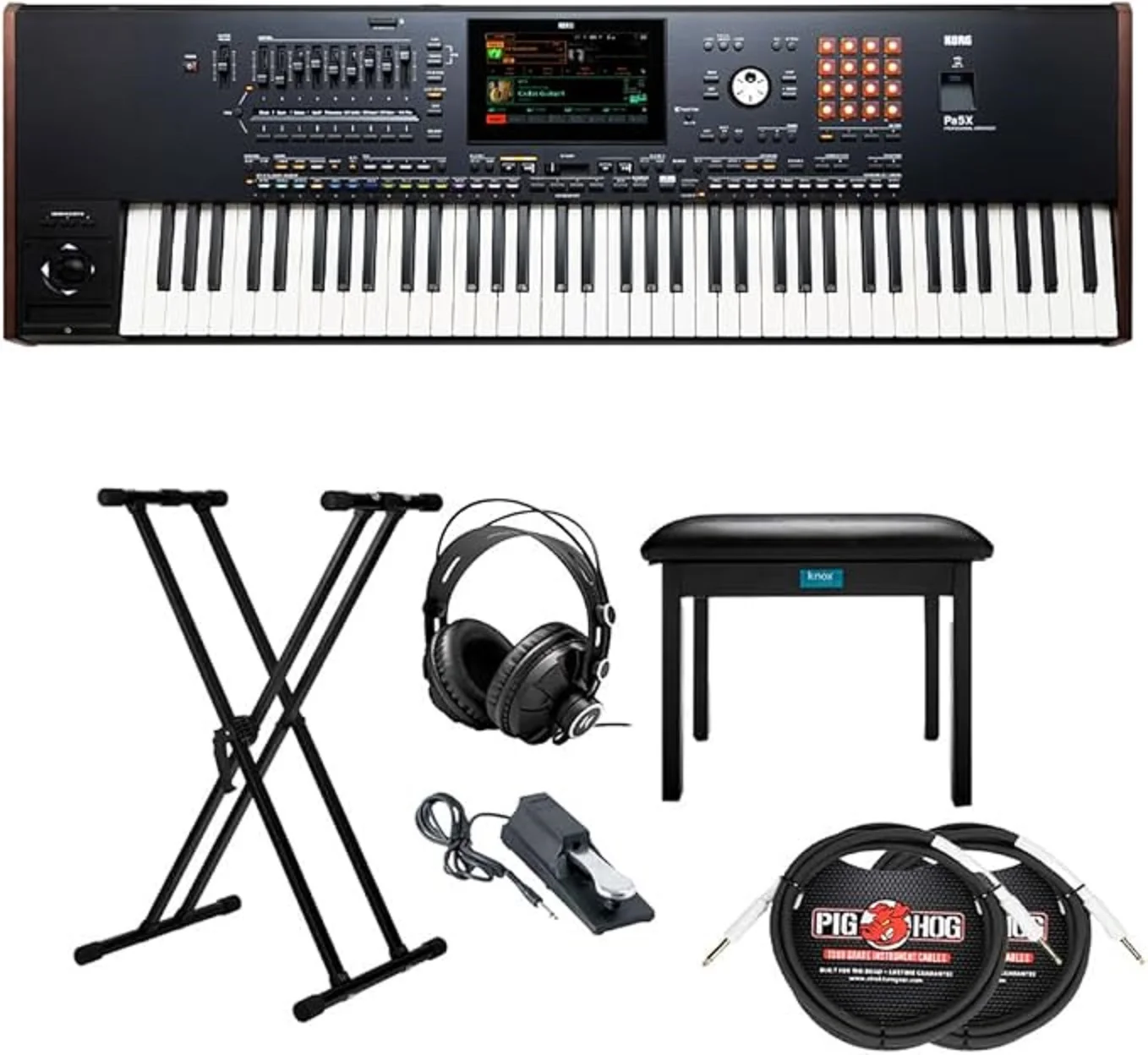 DISCOUNTED SALES!!!))) Korg Pa5X 76 76-key Arranger Workstation