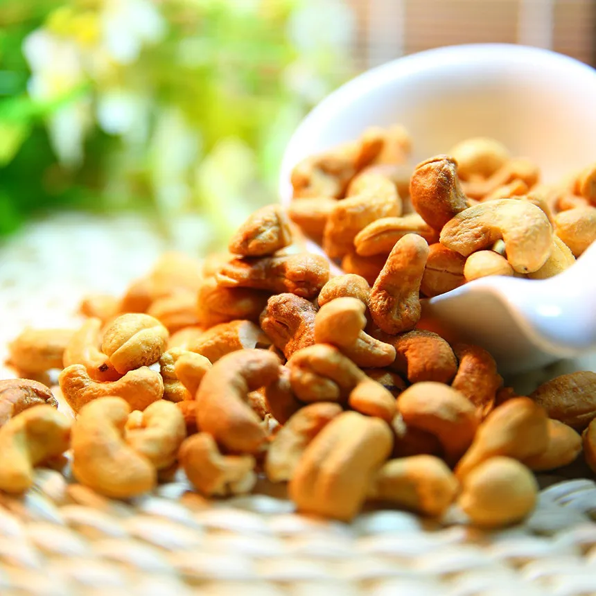 ○   قشرة الكاجو المحمصة 100 جرام - 1 كجم وجبات خفيفة من المكسرات سعة كبيرة خبز الكاجو المقلي لنسيم إبريق الشاي