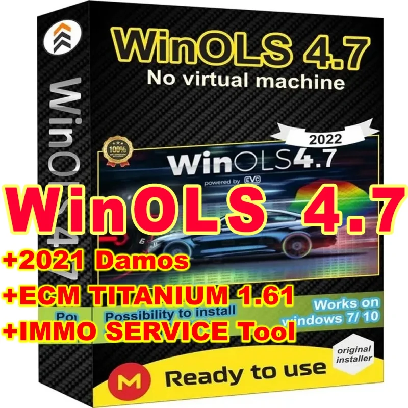 

Winols 4.7 Full Activated immo tool Windows 7 10 11 No Need Vmware Multi-language +2021 Damos +ECM TITANIUM+ IMMO SERVICE Tool