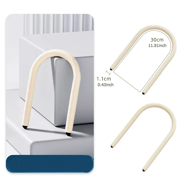 S Shaped Hooks Multifunctional Hanging Hook Hanger For Kitchen Bar Bathroom Bedroom Storage Tool NBR Soft Edging
