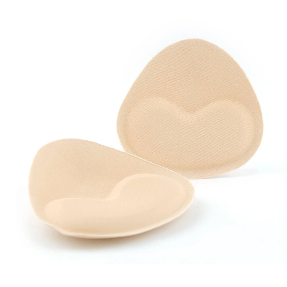 1Pair Women Foam Top Push Up Bra Pads Insert Breast Enhancer Bikini pad SwimWear