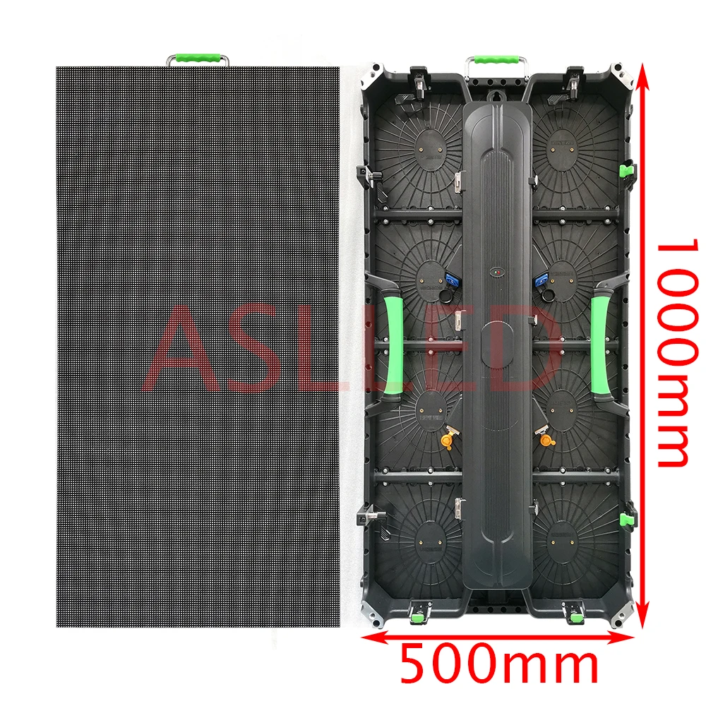 Imagem -02 - Fundo da Fase Conduziu a Tela P3.91 500x1000 mm Morre o Painel de Alumínio da Carcaça Fornecedor Exterior do Diodo Emissor de Luz do Arrendamento de hd o