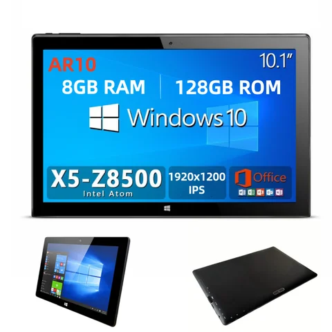 8GB RAM 128GB ROM AR10 64bit Windows 10 Tablet 10.1 INCH 1920*1200 IPS HDMI Port 1*USB 3.0 Quad Cores Intel Atom x5-Z8350 CPU