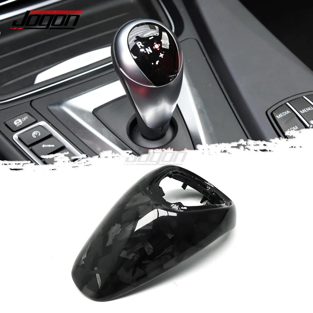 Carbon Fiber Gear Shift Knob Cover Gearshift Shifter Sticker For BMW M2 F87 M3 F80 M4 F82 M5 F83 F10 F85 X5M F86 X6M F12 F13