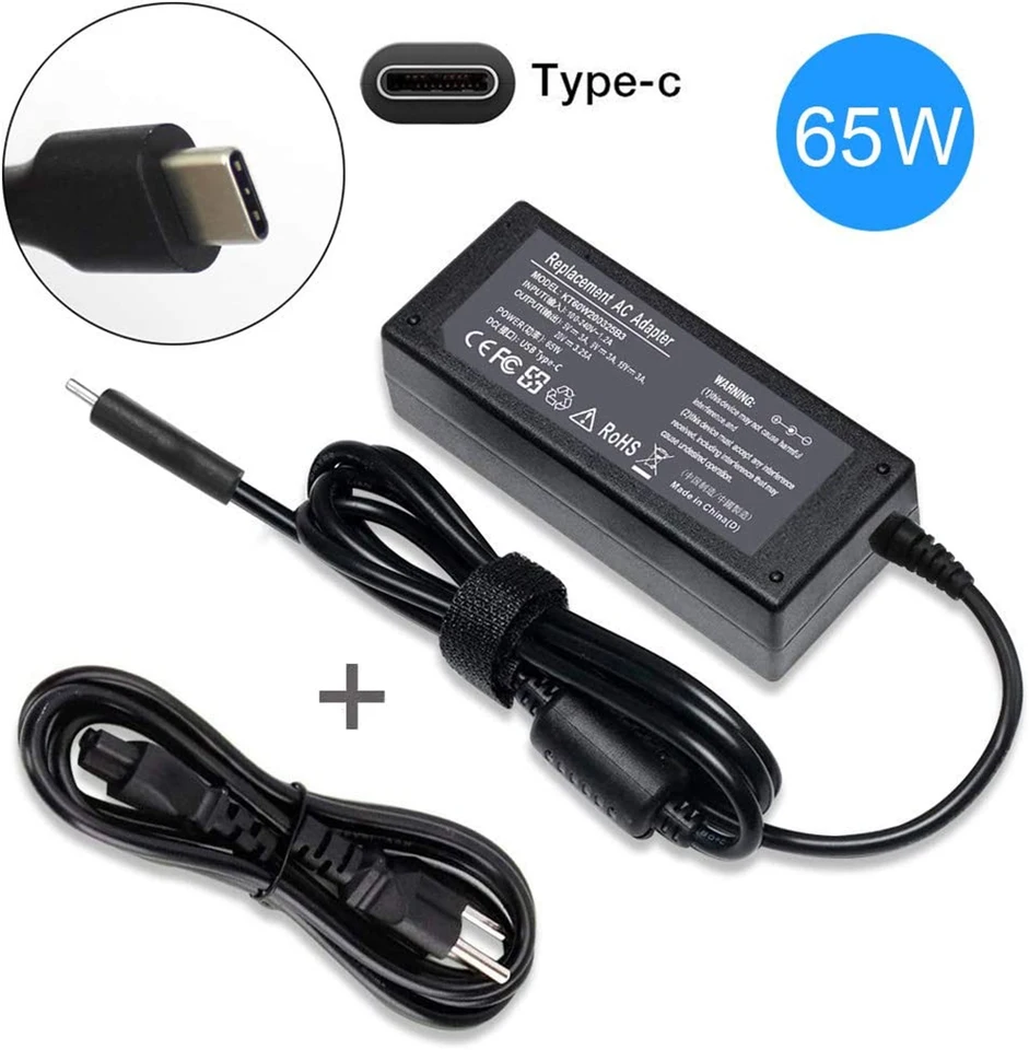 Usb cラップトップ充電器65ワット45ワットhp chromebook 14 13 X360 G5