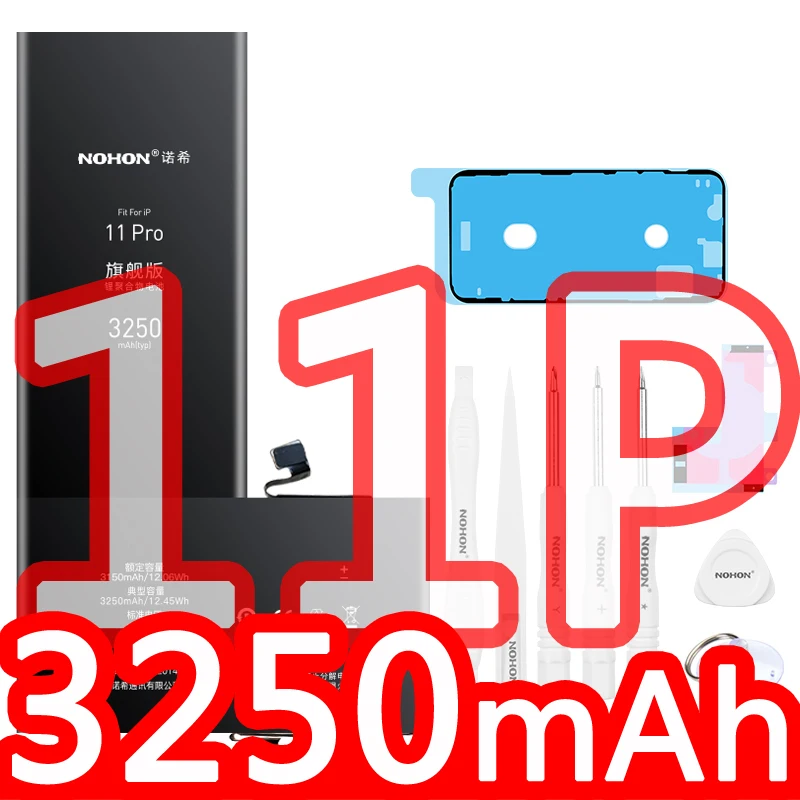 NOHON Battery For Apple iPhone 12 Mini 11 Pro MAX XS 8 7 6S 6 Plus