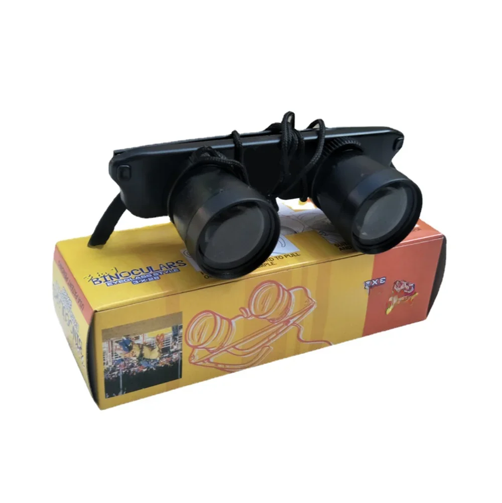1 szt. Okulary wędkarskie 3x28 przeciwodblaskowe zwiększenie przejrzystości lupa okulary styl Outdoor wędkarstwo optyka lornetka teleskop najnowszy — zdjęcie 2