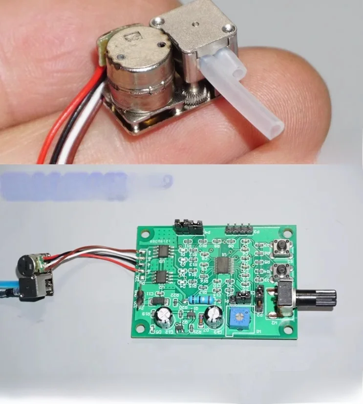 Precyzyjna pompa perystaltyczna samozasysająca 8mm, silnik krokowy dwufazowy czterożyłowy 3-5V, precyzyjna mikro pompa 0,5mL. — zdjęcie 2