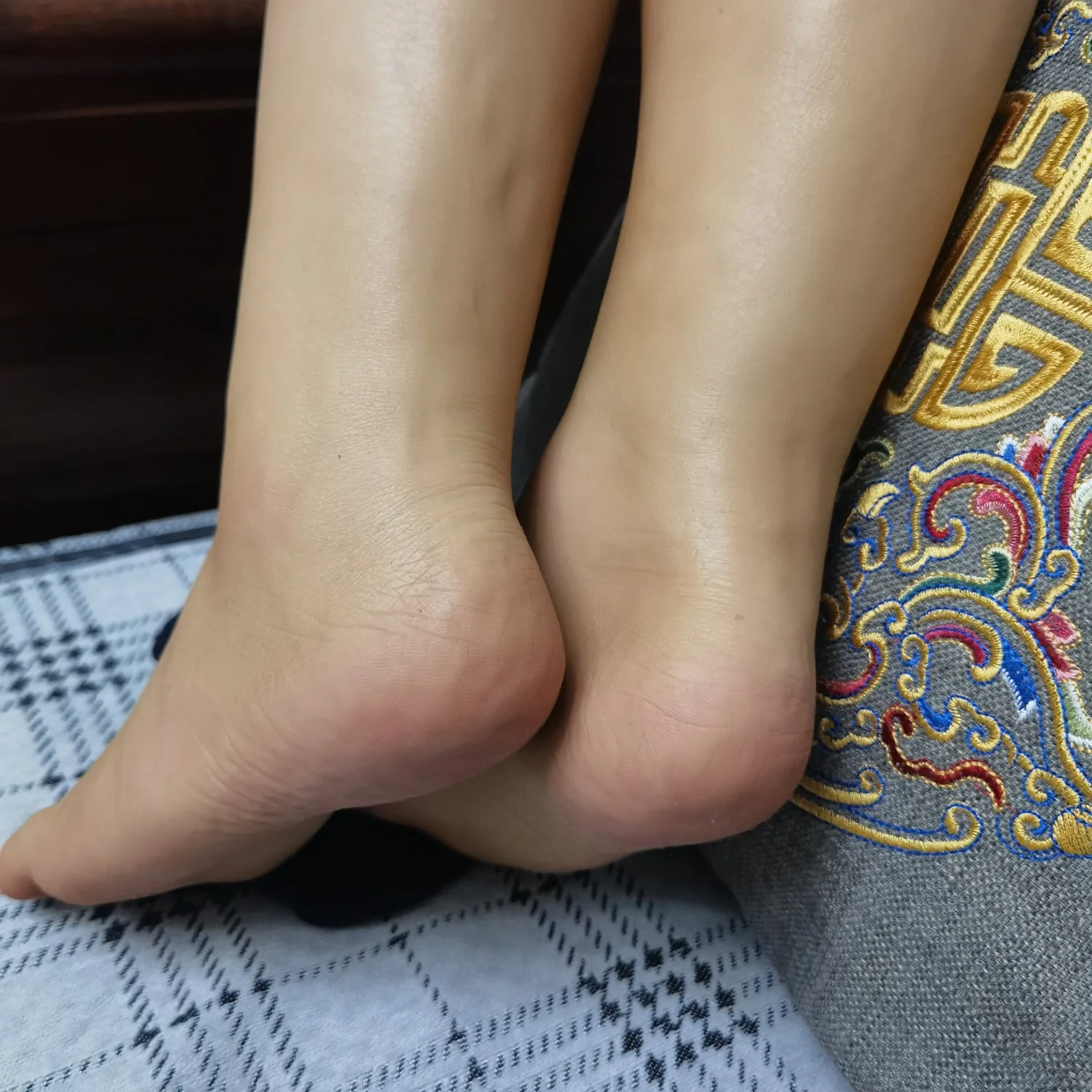 New Custom Silicone Boy's Foot Model Size 37 "Little Chubby Bear" Realistic Child's Foot Prop for Shoe Sock Display Props 37F12 view 6