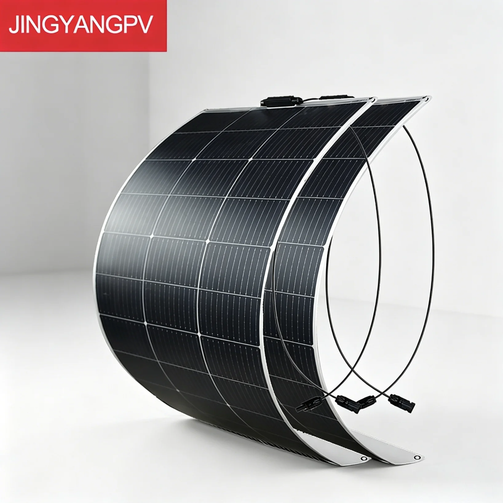 125W flexibel zonnepaneel, hoogwaardige monokristallijne zonnepanelen 18V, waterdicht en lichtgewicht voor het opladen van 12V accu's, camper, boot, huisdak, kamperen, off-grid gebruik