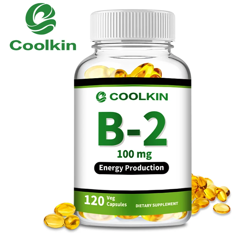 Vitamin B2 - Nervous System, Metabolism, Immune and Energy Support - 120 Capsules