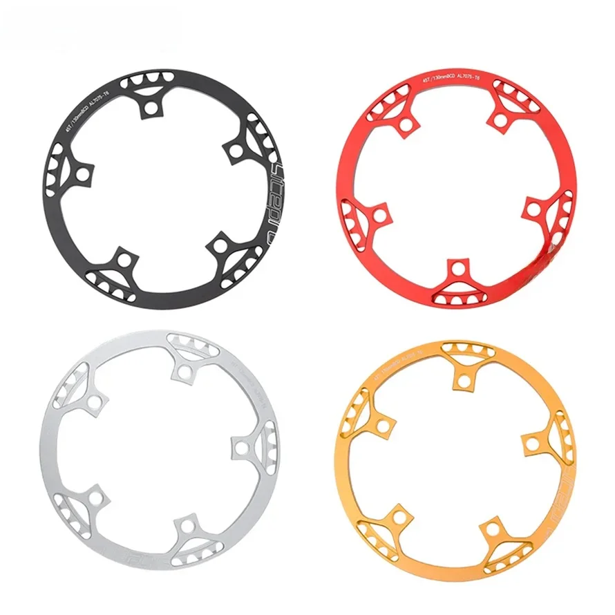 AliExpress NONE Litepro 45 47 53 56 58T Single Chainring Folding MTB Bicycle Crank BCD 130Mm Round Sprocket Road Bike Alloy Crankset