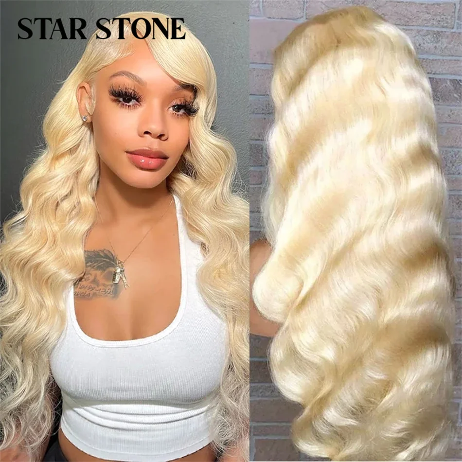 

Lace Front Wig 13x4 Lace Frontal Wig 100% Human Hair Wigs 613 Blonde Body Wave Wigs 4X4 Lace Closure Wig Remy Hair 180% Density