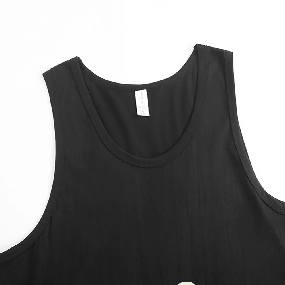 Neutral Casual Tank Top Lightweight Summer Stylish Fashion Sleeveless Chic Smooth Top Adorned With Graphic Versatile Fit Outings