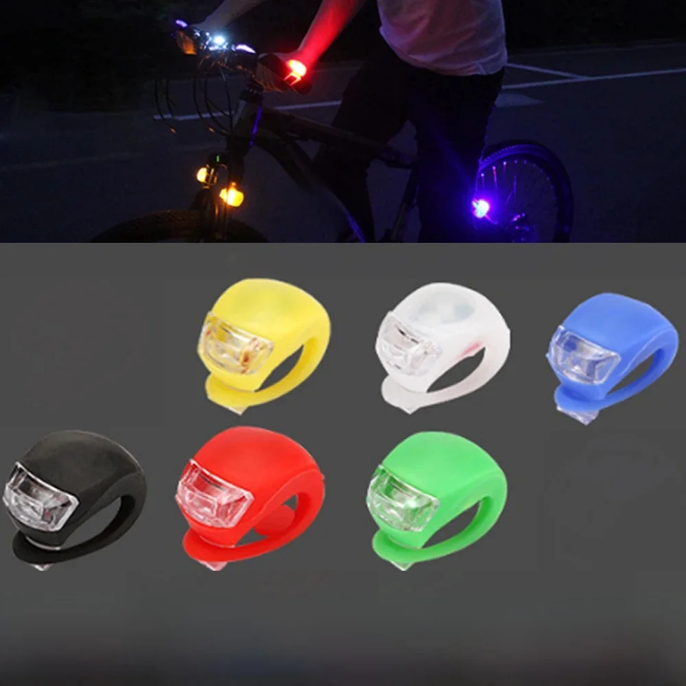 AliExpress ctzsoop Bicycle Lights Portable Frog Lights Night Riding Warning LED Colorful Lights Road Mountain Bikes Taillights Bicycle Accessories