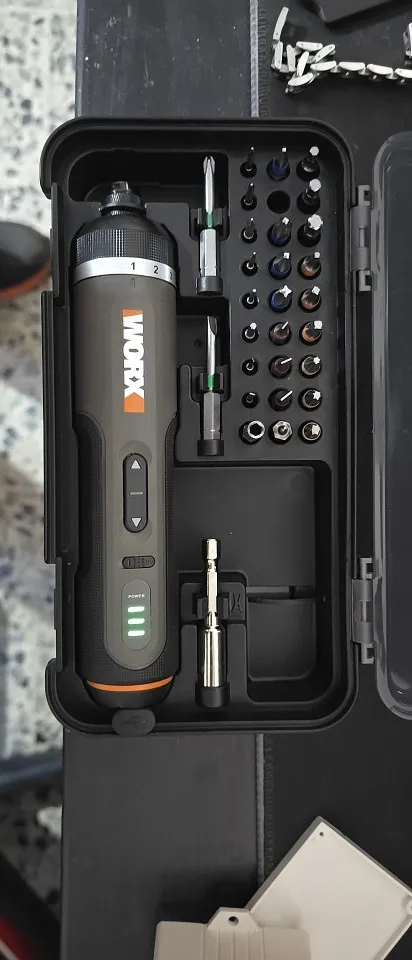 WORX WX242 4V Electrical Screwdriver Set Smart Cordless Electric Screwdrivers USB Rechargeable 30 Bit Set Mini Drill Power Tool photo review