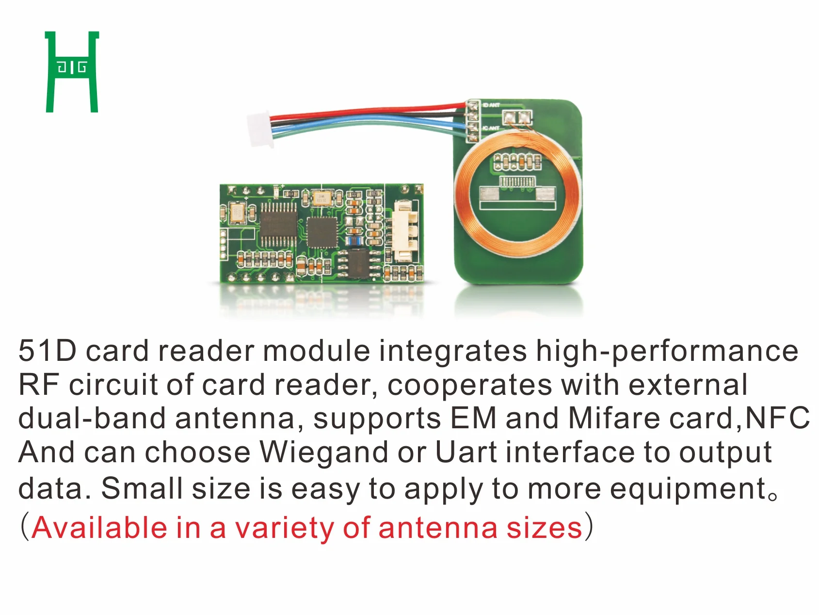 Mifare, EM,NFC, RFID,Embedded Small Form Factor, Card Reader Module , Output  Wiegand26/34,UART, 5V ,Radio Frequenc