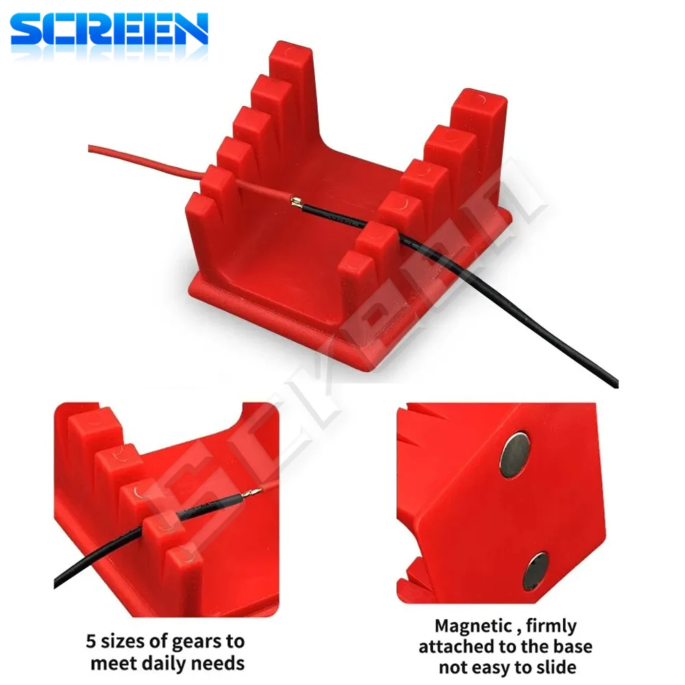 Welding Wire Fixture With Two Large Suction Magnets Bracket 3D Printer Parts Welding Table Clamp For Motherboard Soldering