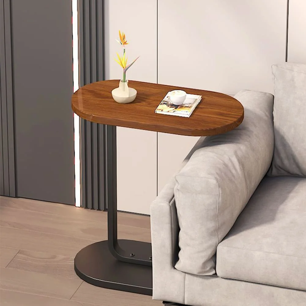 طاولة جانبية بيضاوية لغرفة المعيشة، حامل سرير شوبا، طاولة شاي، سرير متحرك داخلي، مساعد للتفاوض