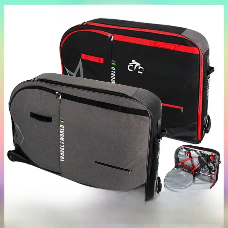 AliExpress NOOYAH Bike Bag Air Travel Bicycle Transport Bag MTB Road Bike Case Three Layer Thickened Profession Folding Bike Transport Bag