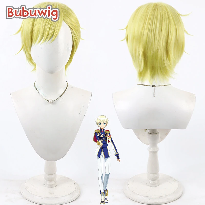 

Синтетический парик Bubuwig для косплея Юмекавы Шоуго, аниме-парик в стиле айдола Time PriPara, Юмекава Шоуго, 30 см, короткий, желтый, термостойкий